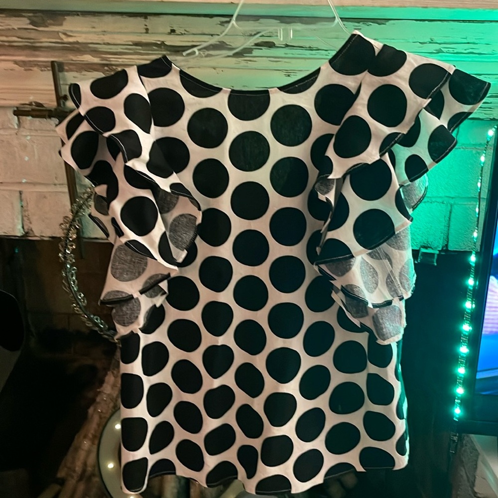 Who What Wear linen and rayon top XS
